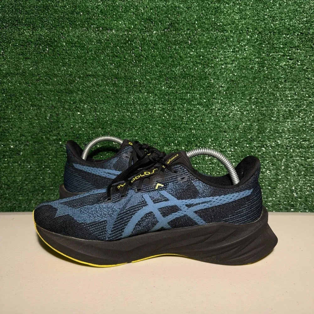 Asics Dynablast 5 Running Shoes Blue Black Gym Sneakers Men's Size 8 1011B983